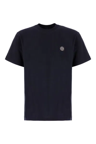 Stone Island Midnight Blue Cotton T-shirt