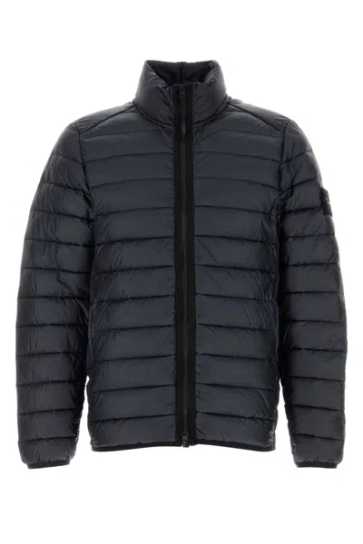 Stone Island Midnight Blue Nylon Down Jacket