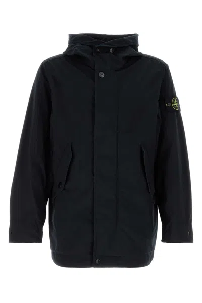Stone Island Midnight Blue Polyester Jacket