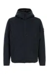 Stone Island Soft Shell Padded Jacket With Waterproof And Windproof Membrane In Blue