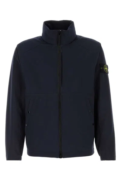 Stone Island Midnight Blue Stretch Nylon Jacket