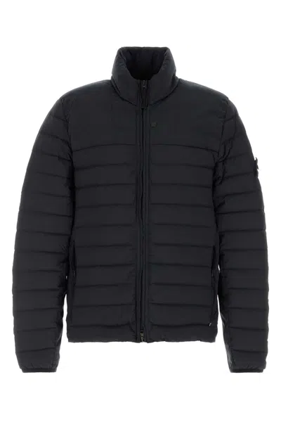 Stone Island Midnight Blue Stretch Nylon Jacket