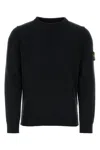 Stone Island Midnight Blue Wool Blend Sweater