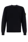 Stone Island Cotton Sweatshirt In Black