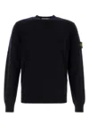 Stone Island Cotton Sweatshirt In Black