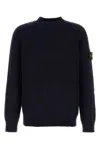 Stone Island 5100053 Soft Organic Cotton Jersey In Blue