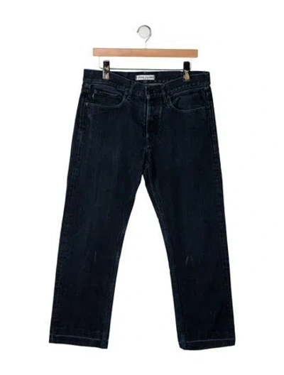 Pre-owned Stone Island Mid-rise Straight Leg Jeans In Blue