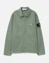 Stone Island Mil-spec Stretch Ripstop Overshirt In Green