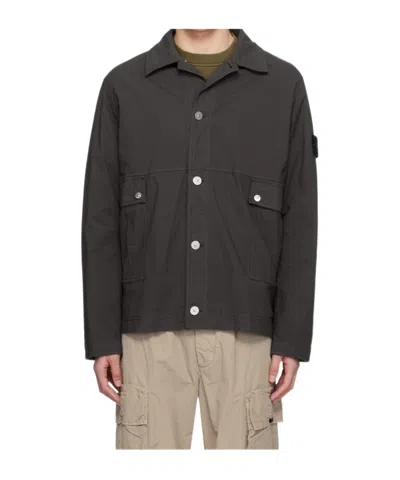 STONE ISLAND COTTON-BLEND SHIRT