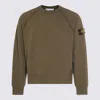 Stone Island Men S Garment Dyed Oversized Fit Crewneck Sweatshirt In Green