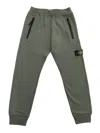 Stone Island Military Green Jogging Pants In Green