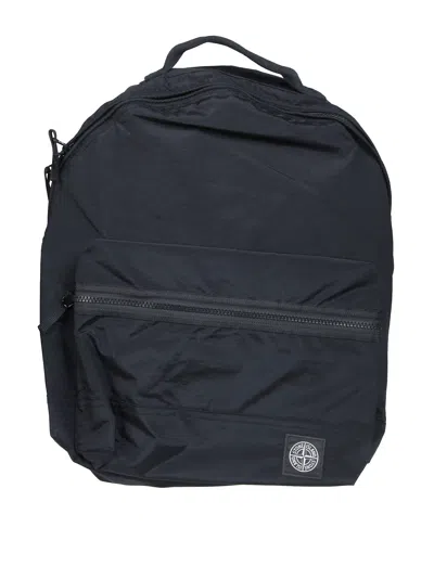 Stone Island Mini Backpack In Nero
