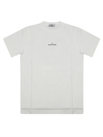 Stone Island Mini Graphic T-shirt For Kids In Multi