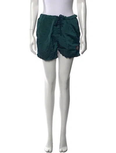Pre-owned Stone Island Mini Shorts In Green