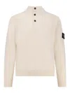 Stone Island Certified Virgin Wool Blend Sweater In Multi