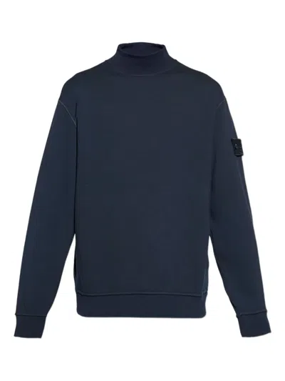 STONE ISLAND MOCK-NECK SWEATSHIRT
