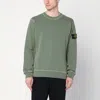 Stone Island Logoed Sweatshirt In Green