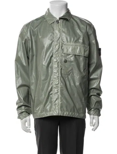 Pre-owned Stone Island Moto Jacket In Green