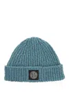 Stone Island Compass Patch Hat In Green