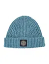 Stone Island Compass Patch Hat In Blue