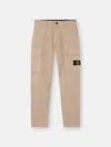 Stone Island Multi-pocket Cargo Cargo Pants In Beige