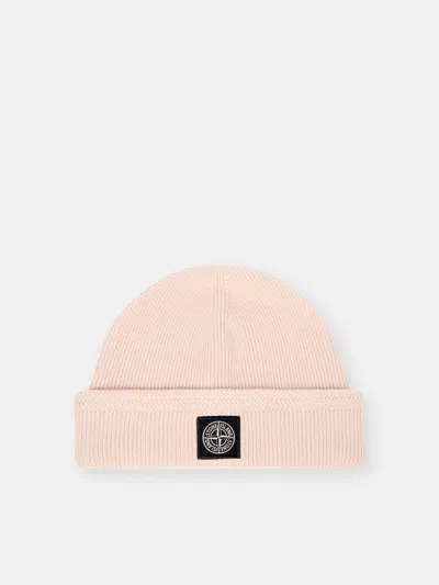 Stone Island N100002 Ribbed Soft Organic Cotton In Antique Rose