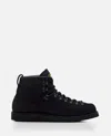 Stone Island Boot With Rubber Sole And Cushioning In Black