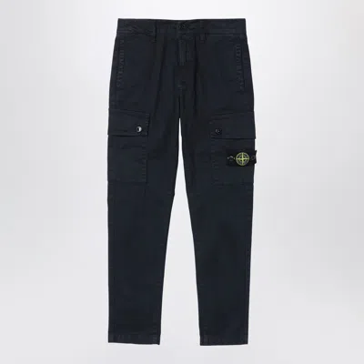 Stone Island Kids' Navy Blue Cargo Trousers