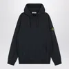 Stone Island Midnight Blue Stretch Cotton Hoodie