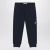 Stone Island Navy Blue Cotton Jogging Pants In Blue