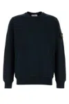 Stone Island Midnight Blue Cotton Sweatshirt In Blue