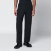 Stone Island Navy Blue Cotton Trousers In Blue