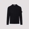 Stone Island Cotton Sweatshirt In Black