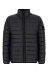 Stone Island Navy Blue Down Jacket
