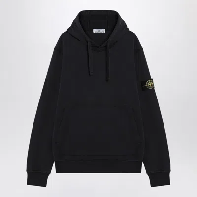 Stone Island Cotton Hoodie In Blue