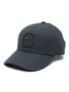 STONE ISLAND NAVY BLUE LOGO BASEBALL HAT