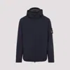 Stone Island Soft Shell Padded Jacket With Waterproof And Windproof Membrane In Blue