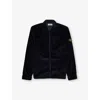 Stone Island Patch-pocket Zip-front Jacket In Blue