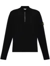 Stone Island Men's Ls Polo T-shirt In Blue