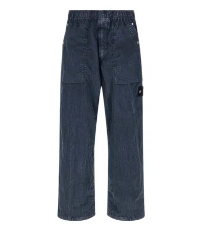 Stone Island Navy Blue Regular Jeans