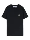 Stone Island T-shirt Con Logo In Blue
