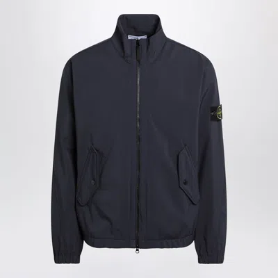 STONE ISLAND NAVY BLUE ZIP-UP JACKET