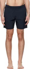 Stone Island Navy Double-dyed Swim Shorts In A0020 Navy Blue