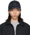 Shop Stone Island Navy Nylon Metal Cap In V0020 Navy Blue