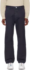 STONE ISLAND NAVY 'STONE ISLAND MARINA' TROUSERS