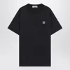 Stone Island Compass Patch Cotton Jersey T-shirt Clothing In Black