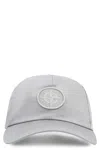 Stone Island Nylon Baseball Cap In Gray