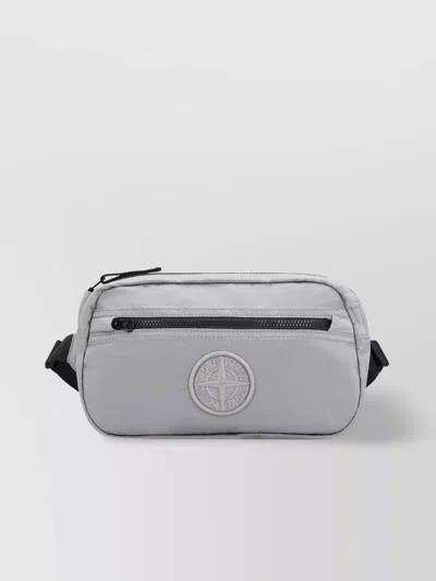 Stone Island Nylon Belt Bag With Black Hardware