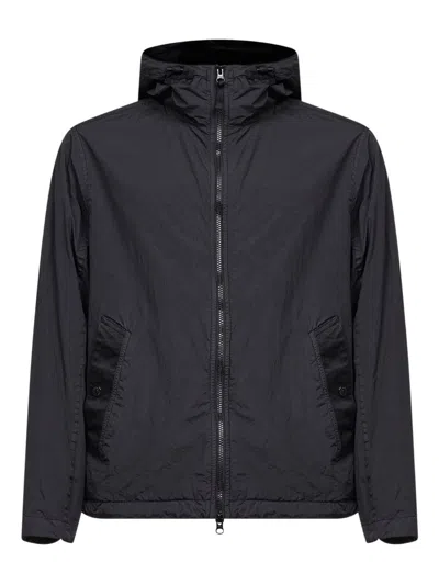 Stone Island Nylon Blouson Jacket In Black