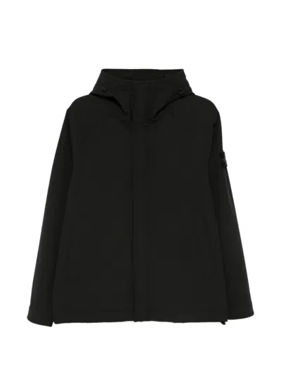 Stone Island Nylon Blouson Jacket In Black